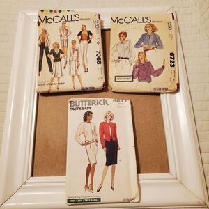 Lot of vintage sewing patterns: McCall's - Butterick